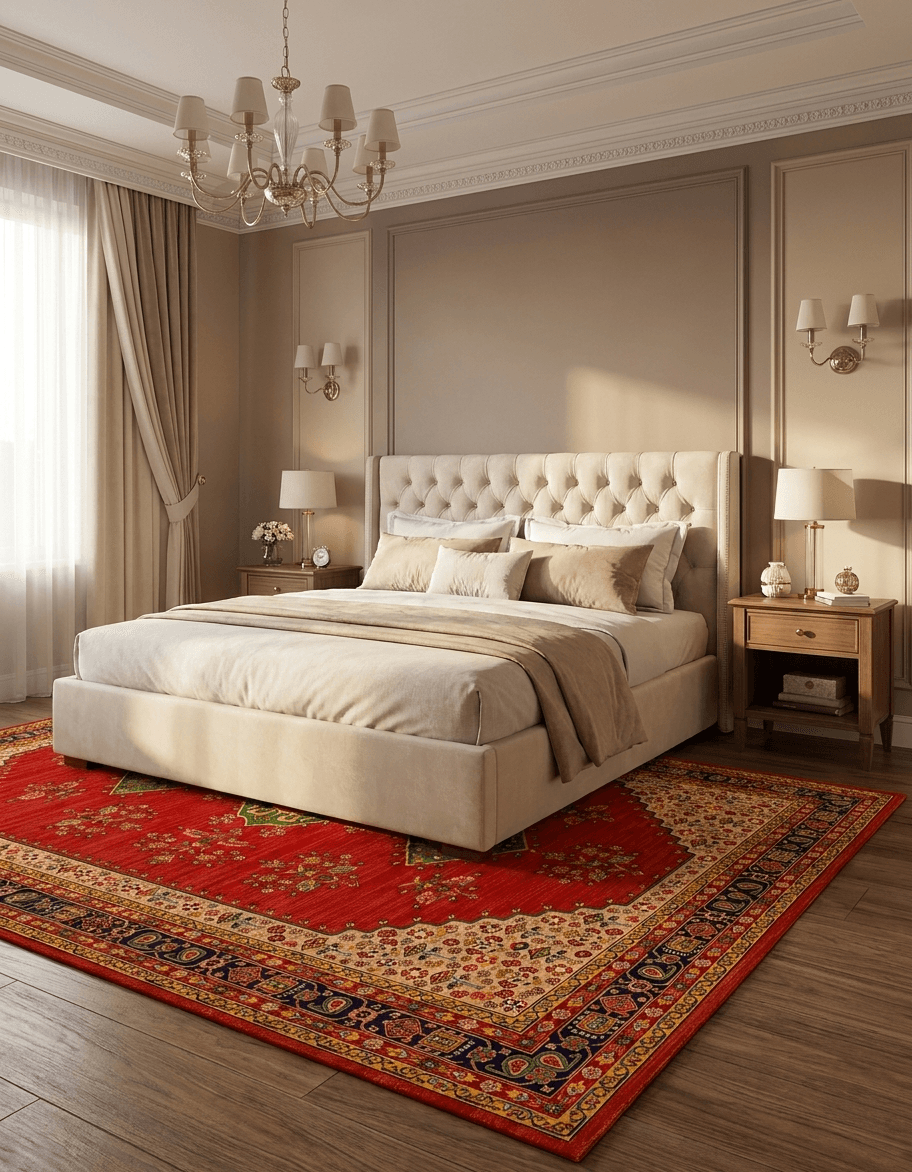 فرش ماشینی طرح یاقوت — تصویر ۸