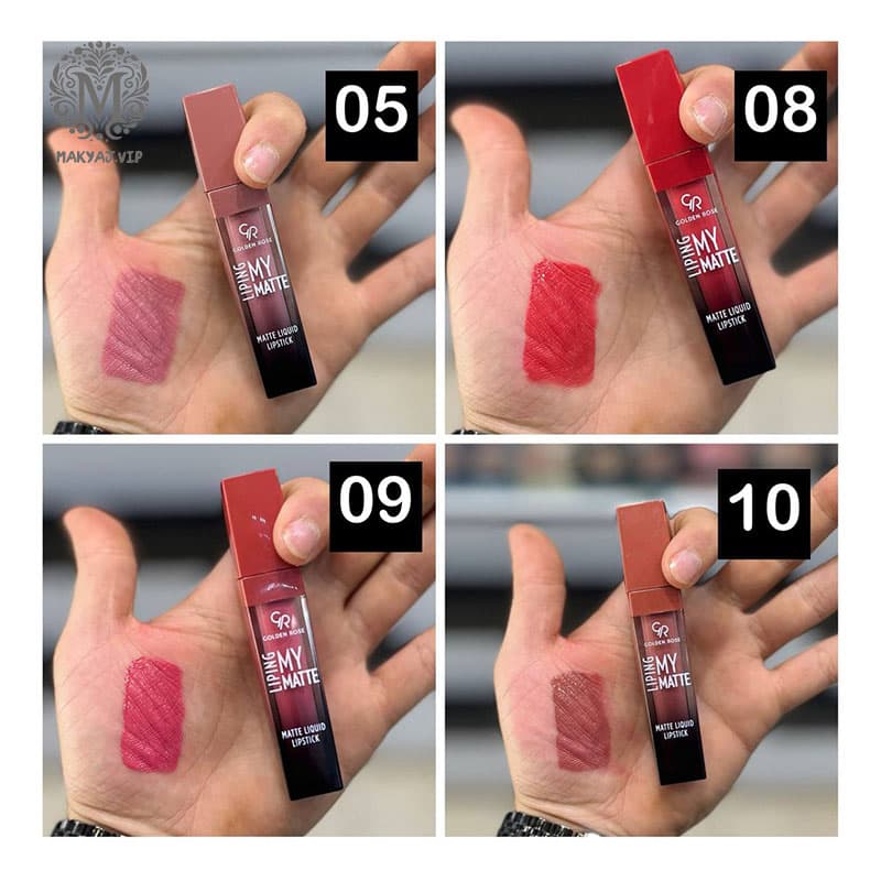 رژ لب مایع مات گلدن رز مدل مدل MY MATTE LIP INK — تصویر ۱۱
