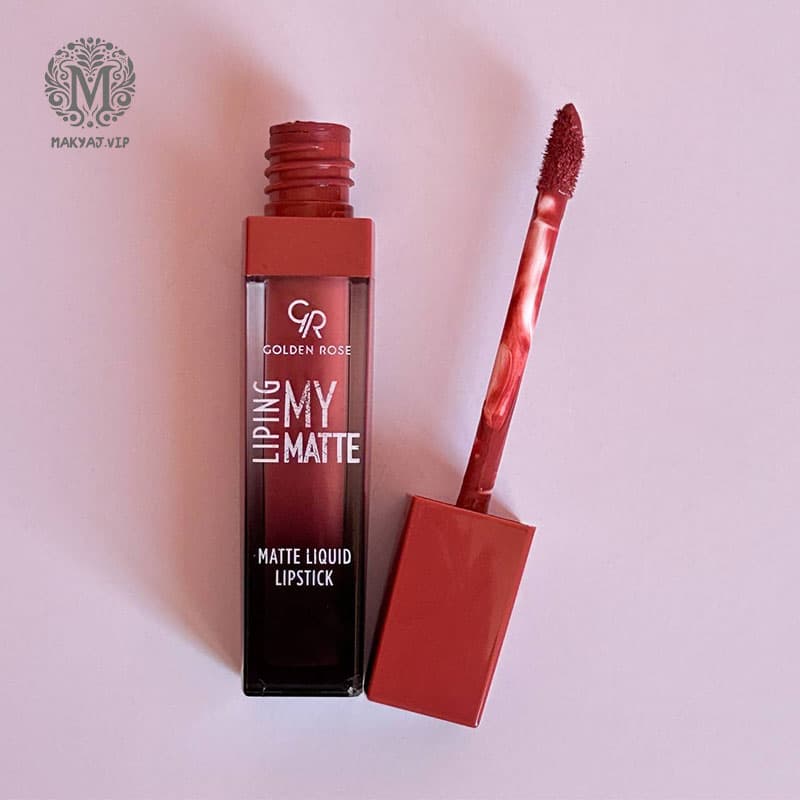 رژ لب مایع مات گلدن رز مدل مدل MY MATTE LIP INK — تصویر ۹