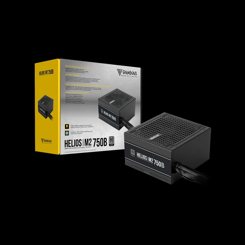 منبع تغذیه گیمدیاس مدل HELIOS M2-750B — تصویر ۲