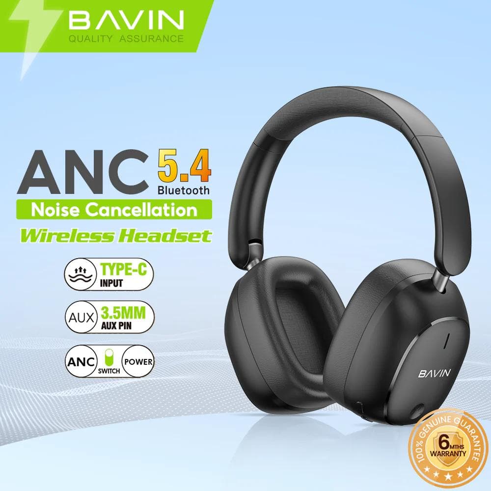هدفون بی سیم باوین BAVIN مدل BH-58 — تصویر ۳
