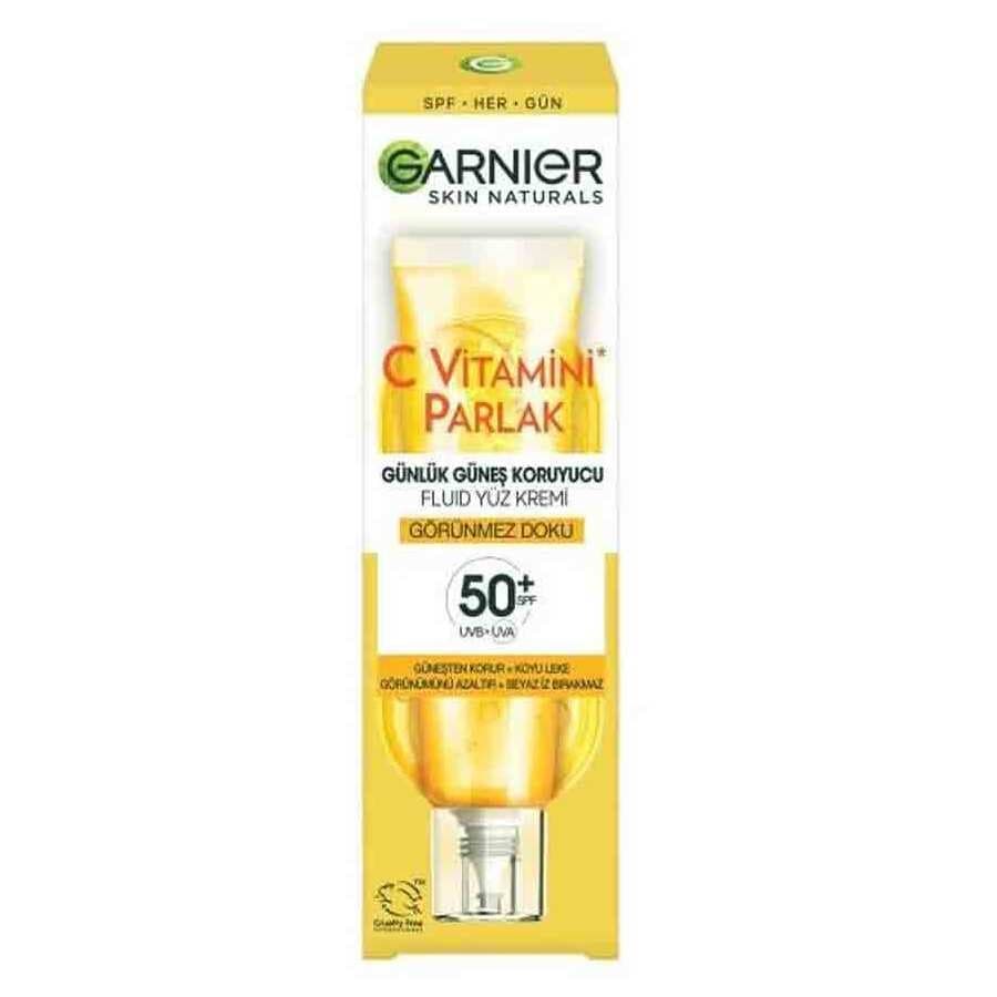 ضد آفتاب فلوئیدی ویتامین c بی رنگ گارنیر با spf 50 حجم 40 میلی لیتر — تصویر ۷
