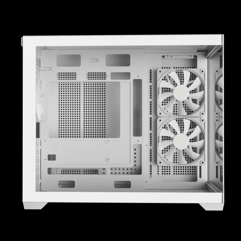 کیس کامپیوتر گیمدیاس مدل AURA GC10M V2 WH ARGB — تصویر ۷