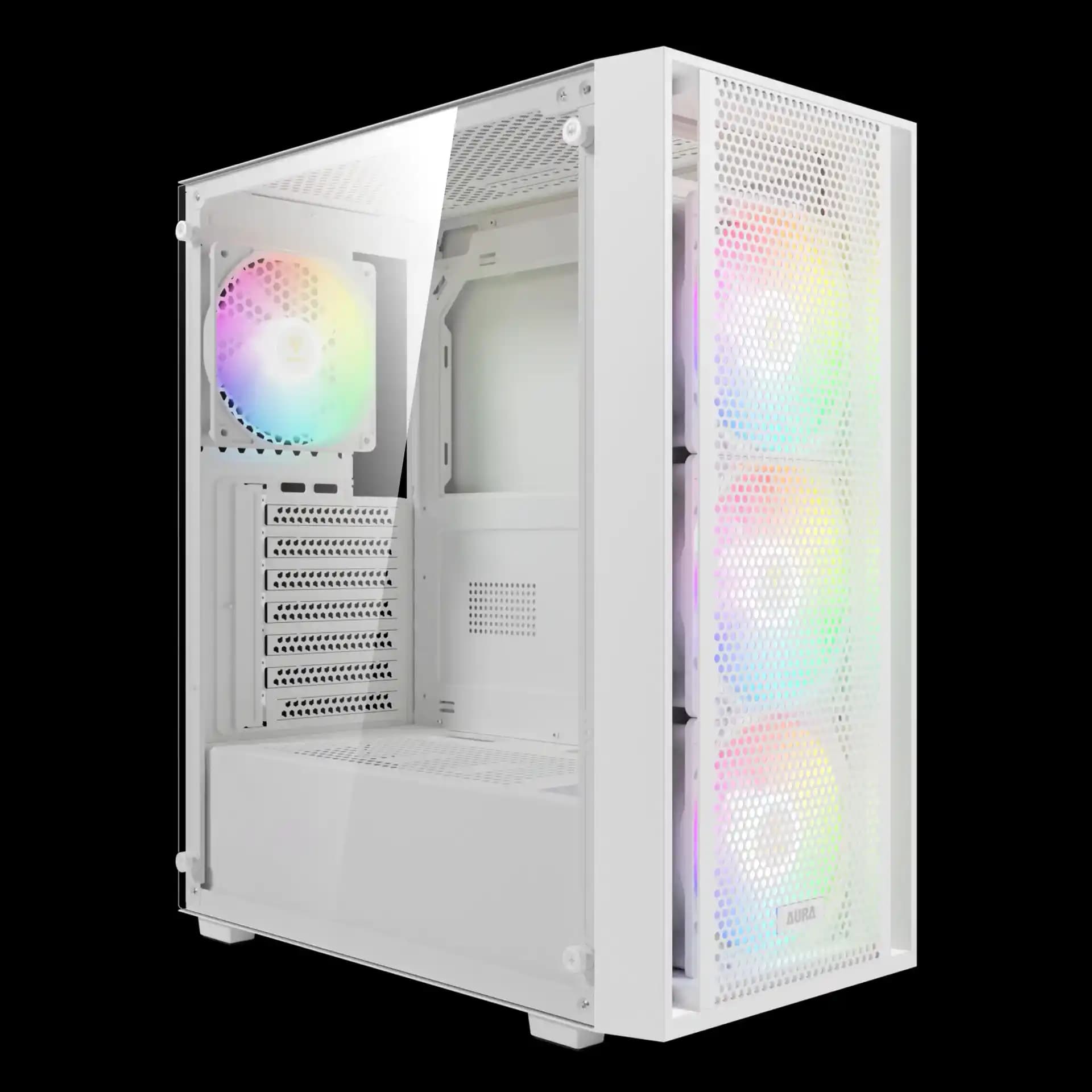 کیس کامپیوتر گیمدیاس مدل AURA GC2 ELITE ARGB WH