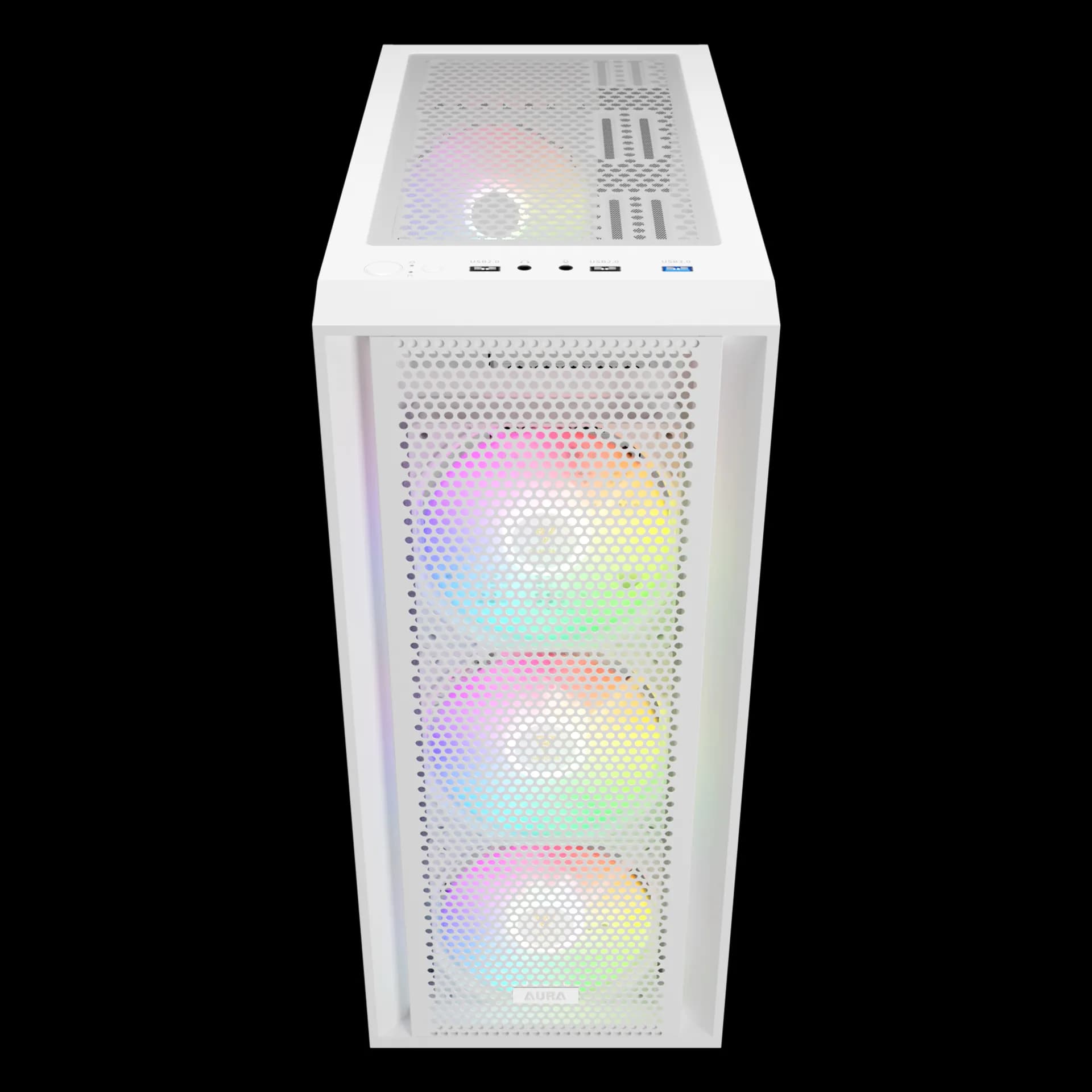 کیس کامپیوتر گیمدیاس مدل AURA GC2 ELITE ARGB WH — تصویر ۴