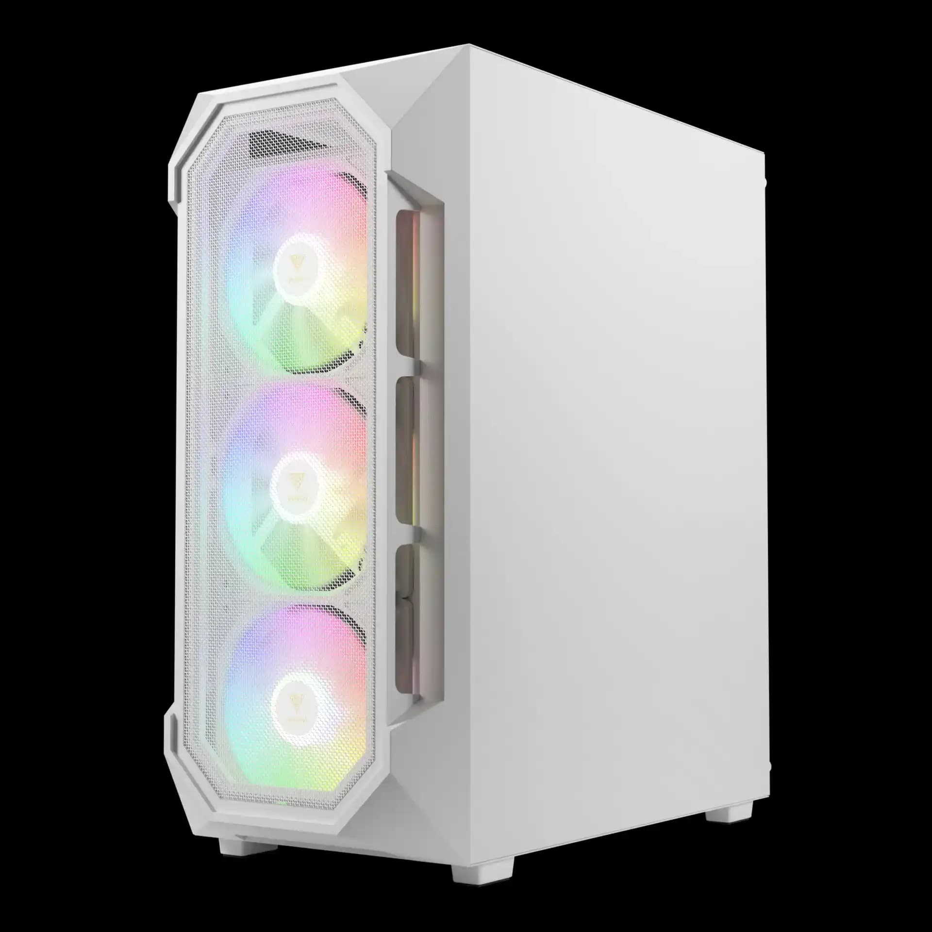 کیس کامپیوتر گیمدیاس مدل AURA GC1 ELITE ARGB WH — تصویر ۵