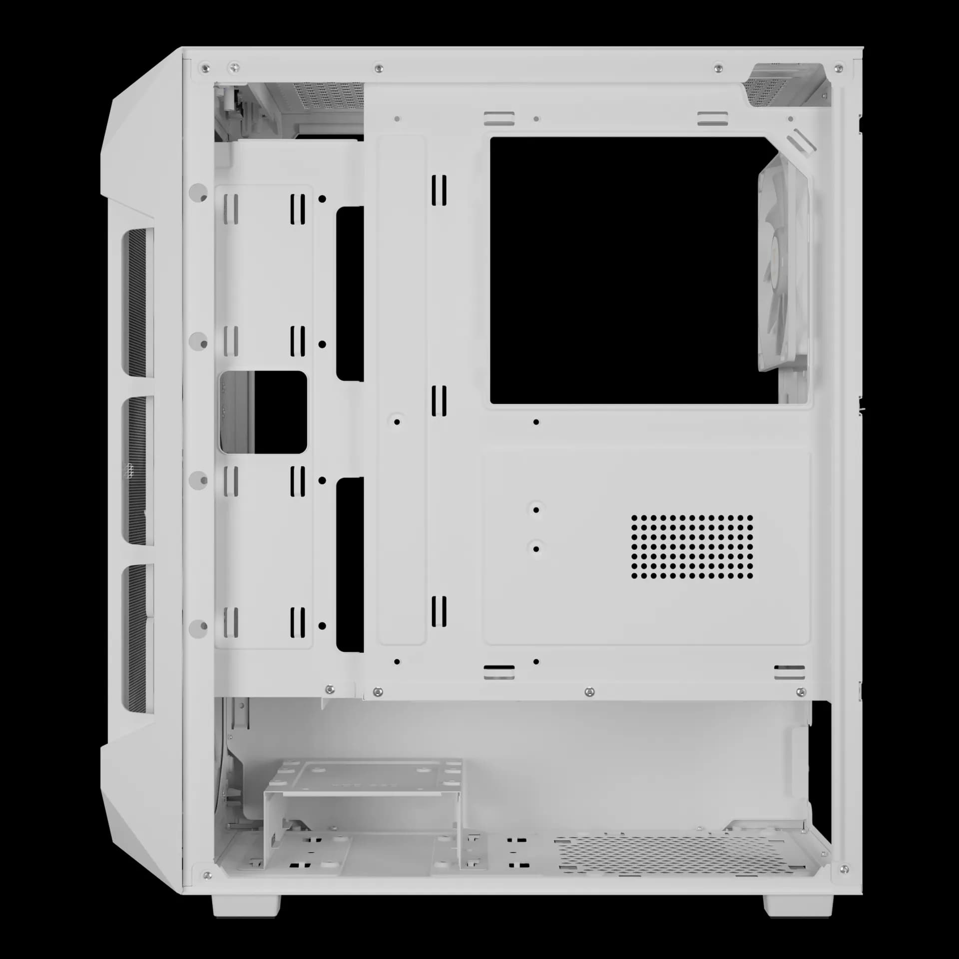 کیس کامپیوتر گیمدیاس مدل AURA GC1 ELITE ARGB WH — تصویر ۳