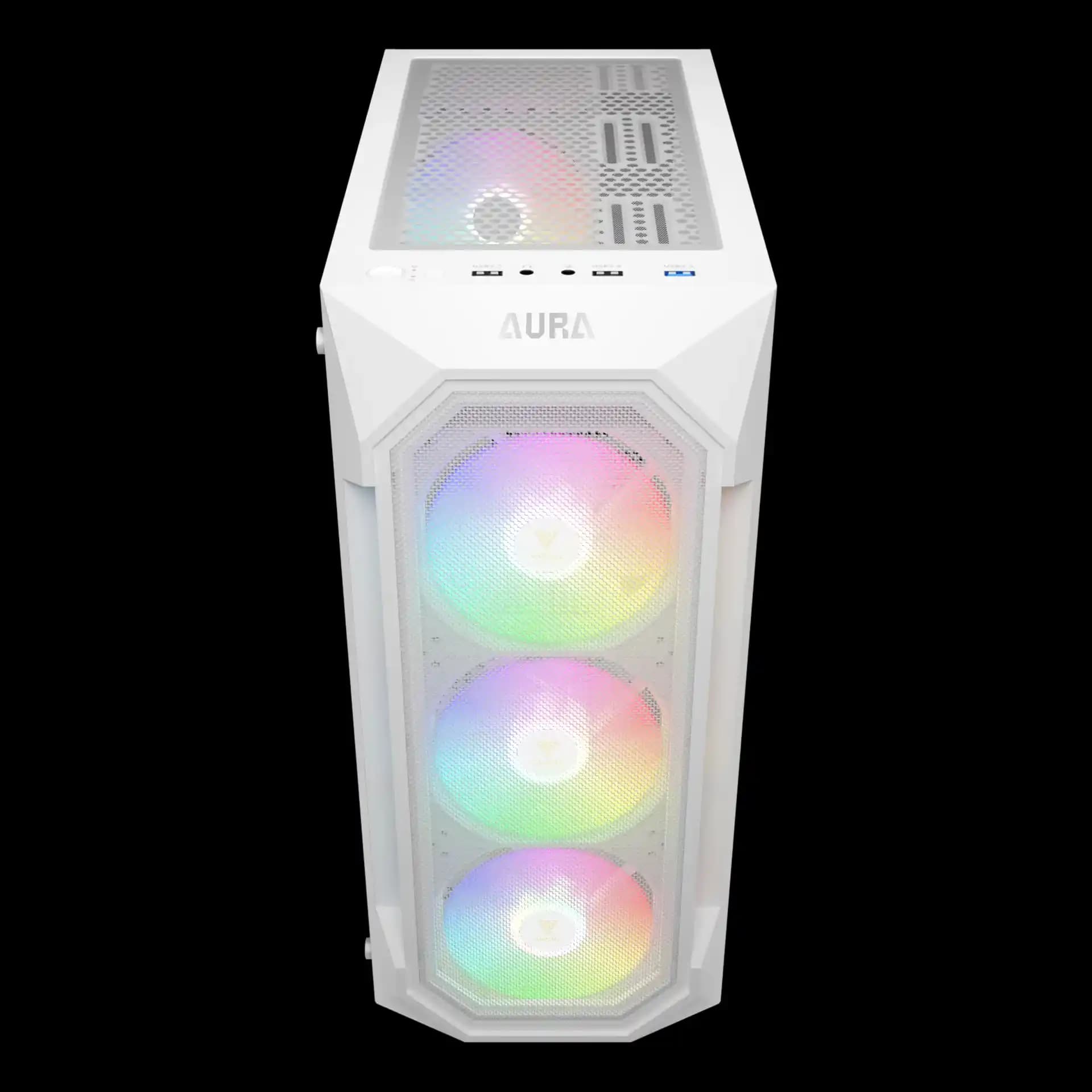 کیس کامپیوتر گیمدیاس مدل AURA GC1 ELITE ARGB WH — تصویر ۸