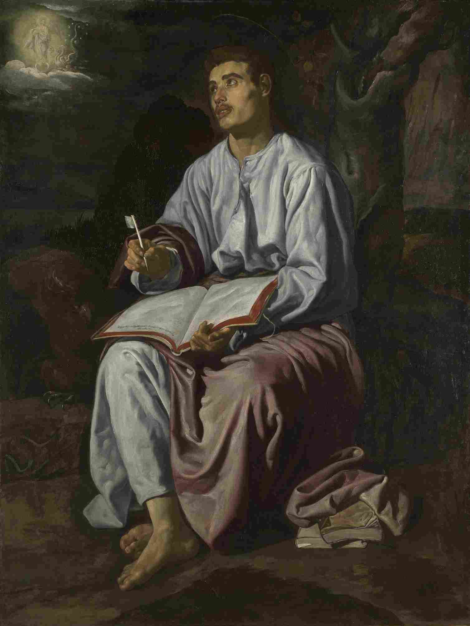 نقاشی Diego Velázquez Saint John the Evangelist on the Island of Patmos — تصویر ۲