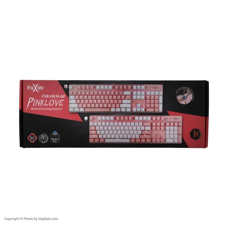 کیبورد کارکرده مخصوص بازی فاکس ری مدل FXR-HKM-68 — تصویر ۳