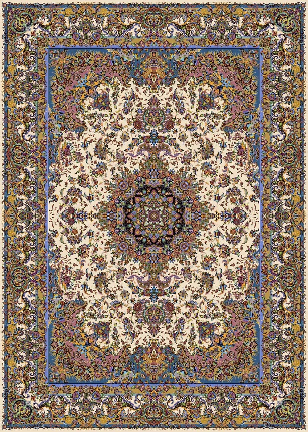 فرش طرح تبریز ۱۵۰۰