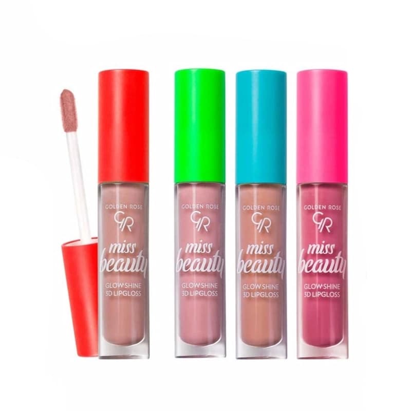 رژلب مایع مدل Miss Beauty گلدن رز — تصویر ۳