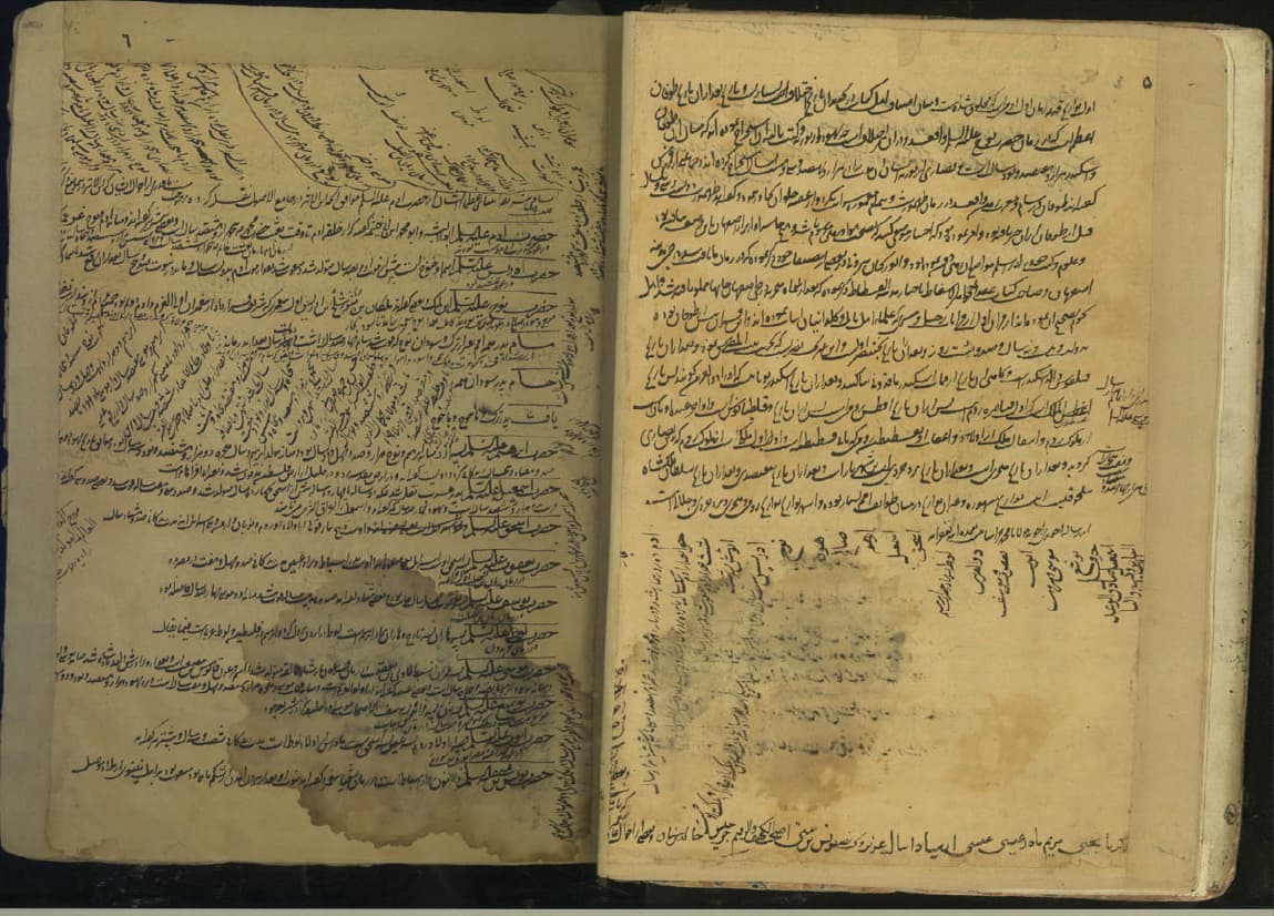 دانلود نسخه خطی کتاب وقایع السنین و الاعوام – نویسنده: عبد الحسین خاتون آبادی (قرن دهم هجری قمری) — تصویر ۵