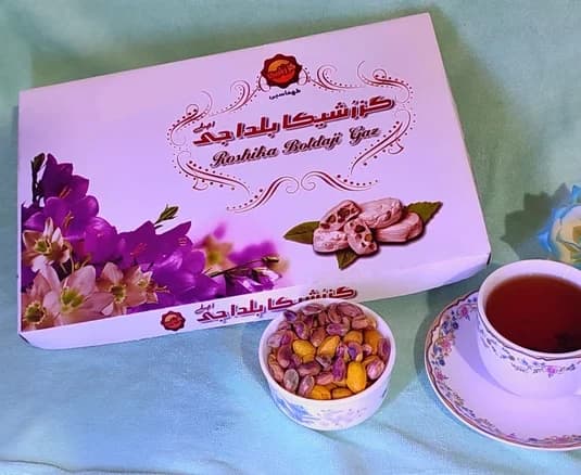 گز ۱۸ درصد آردی۳۵۰ گرمی بلداجی — تصویر ۲