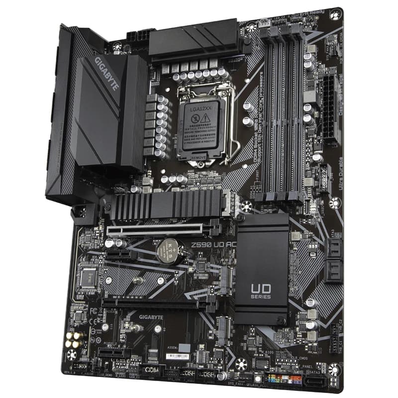 باندل کارکرده مادربرد گیگابایت Z590 UD AC با Core i9 11900K — تصویر ۴