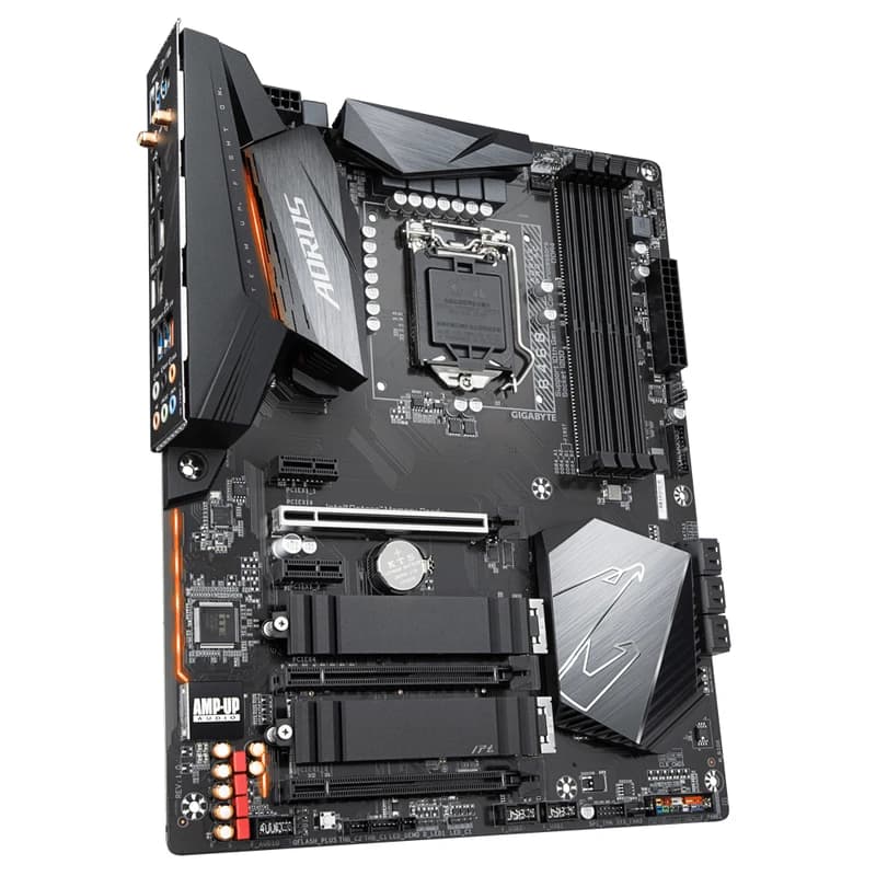 باندل کارکرده مادربرد گیگابایت مدل B460 AORUS PRO AC با Core i9 10900K — تصویر ۲