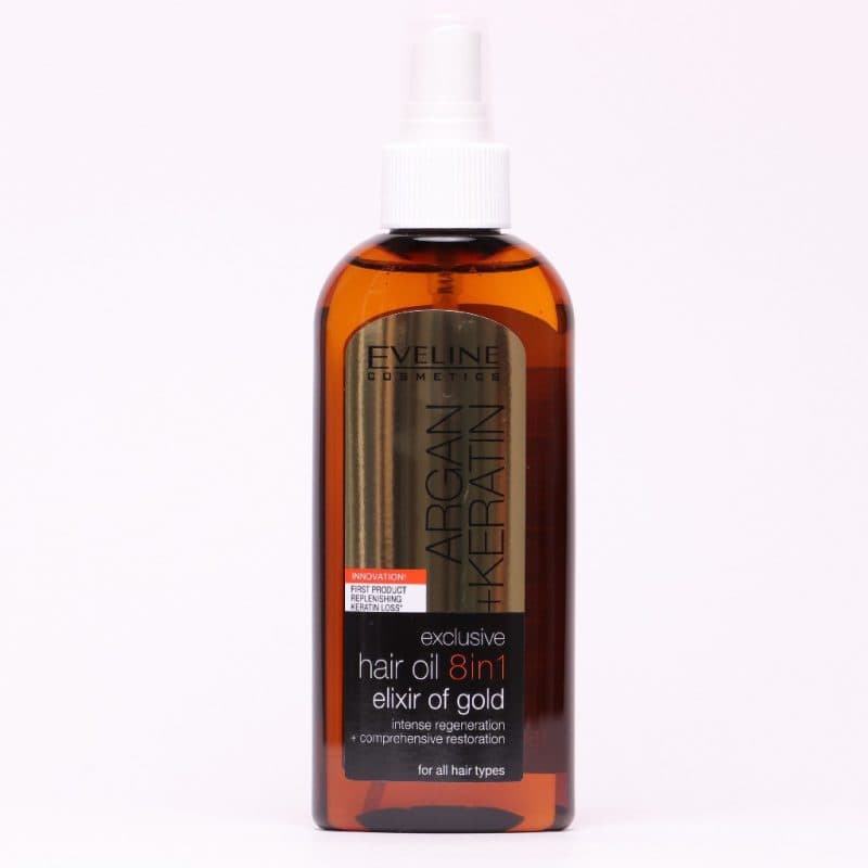 روغن مو آرگان کراتین اولاین Eveline حجم 150 میل