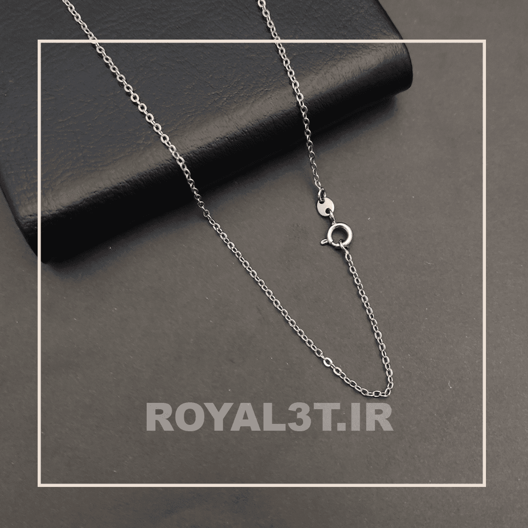 زنجیر ظریف ژوپینگ سایز 2 نقره ای کد 542 — تصویر ۲
