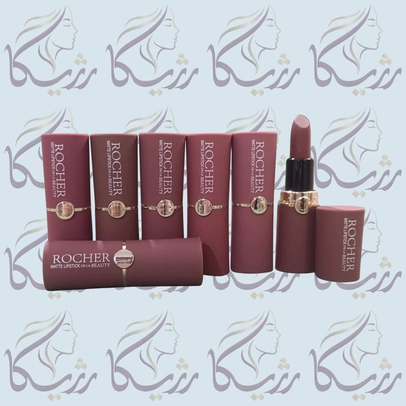 رژ لب جامد روچر بیوتی پوکه بیضی (کد 22-807) — تصویر ۲