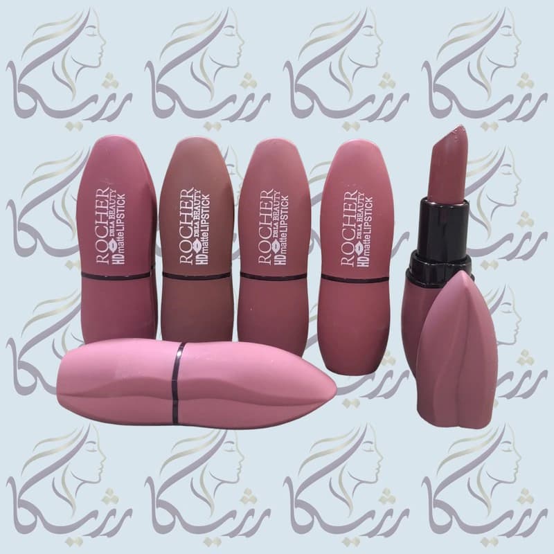 رژ لب جامد روچر بیوتی طرح لب (کد 42-807) — تصویر ۵
