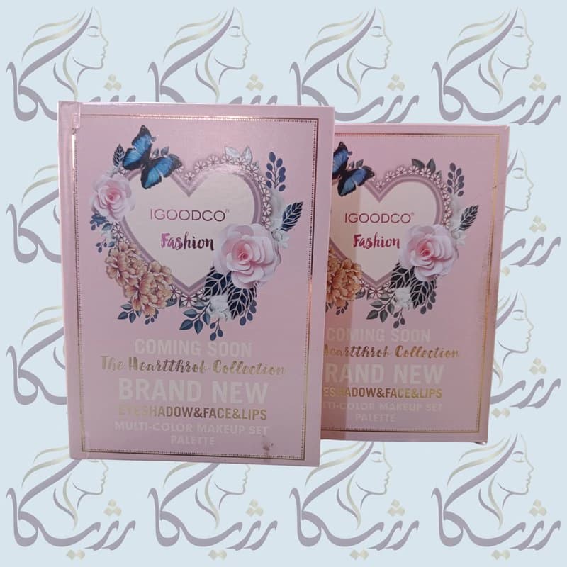 پالت سایه آرایشی کتابی IGOODCO (سایه چشم، رژ لب، رژگونه و کانسیلر)