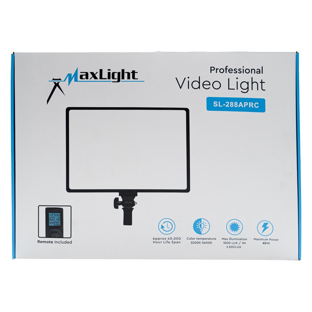 نور ثابت ال ای دی مکس لایت Maxlight Softlight SL-288A — تصویر ۱۱