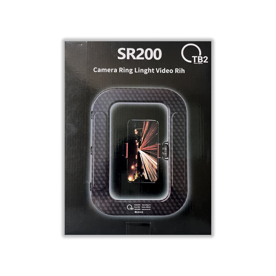 رینگ لایت سلفی موبایل تی بی تو TB2 Selfie Ring Light SR-200 — تصویر ۱۱
