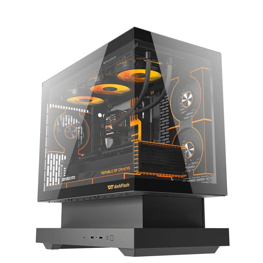 کیس کامپیوتر دارک فلش مدل FLOATRON F1 M-ATX — تصویر ۲