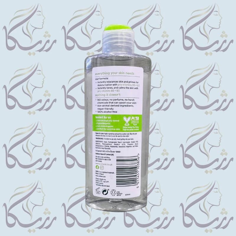 تونر سیمپل مدل کایند تو اسکین (تسکین‌دهنده) — تصویر ۴