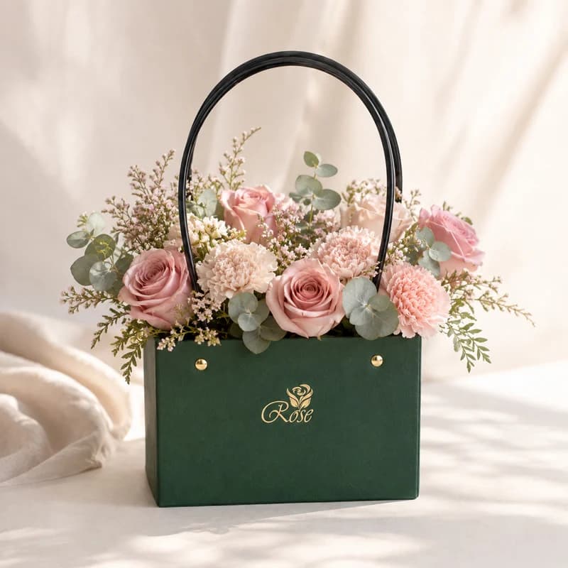 باکس چرمی مستطیل دسته شلنگی 2عددی — تصویر ۱۱