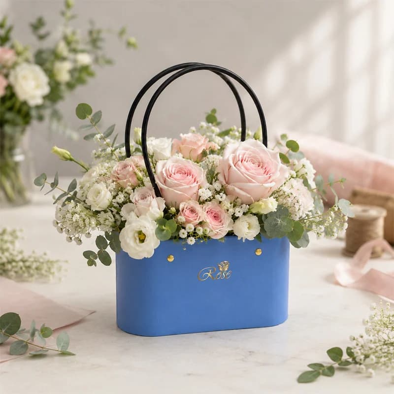 باکس چرمی بیضی دسته شلنگی 2عددی — تصویر ۹