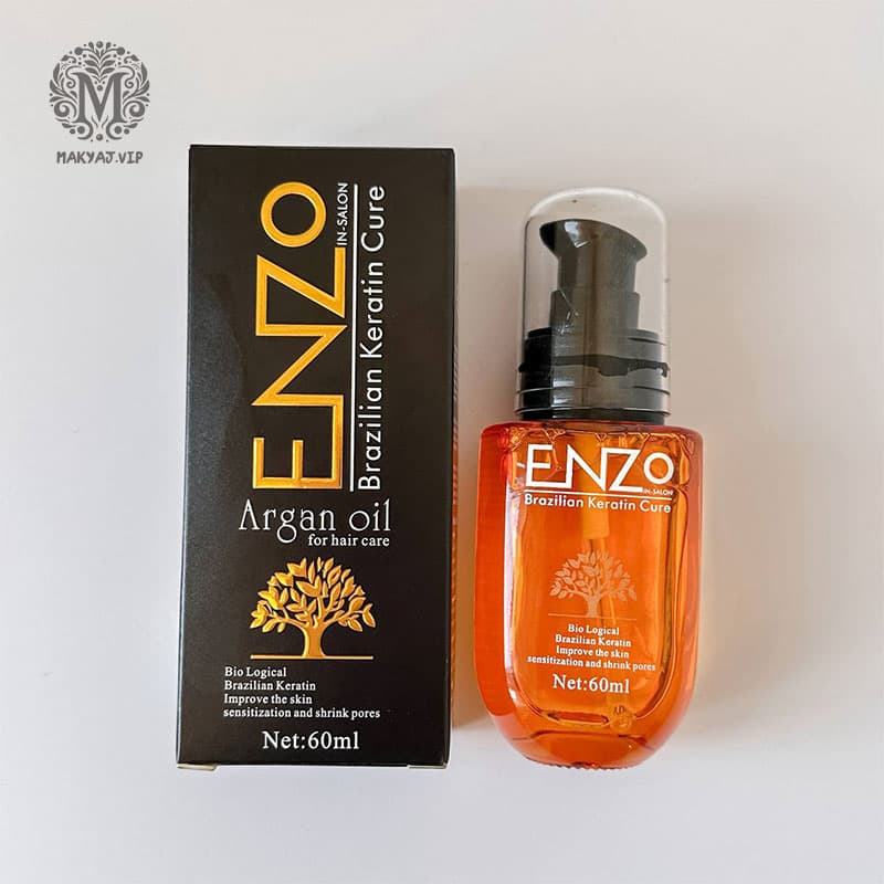 روغن آرگان مو برند Enzo حجم ۶۰ میلی لیتر — تصویر ۳