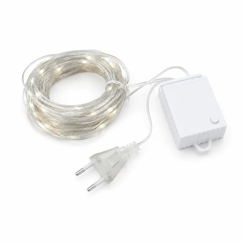 ریسه LED خارجی سیم ژله ای 10متری 100چراغ برقی — تصویر ۵