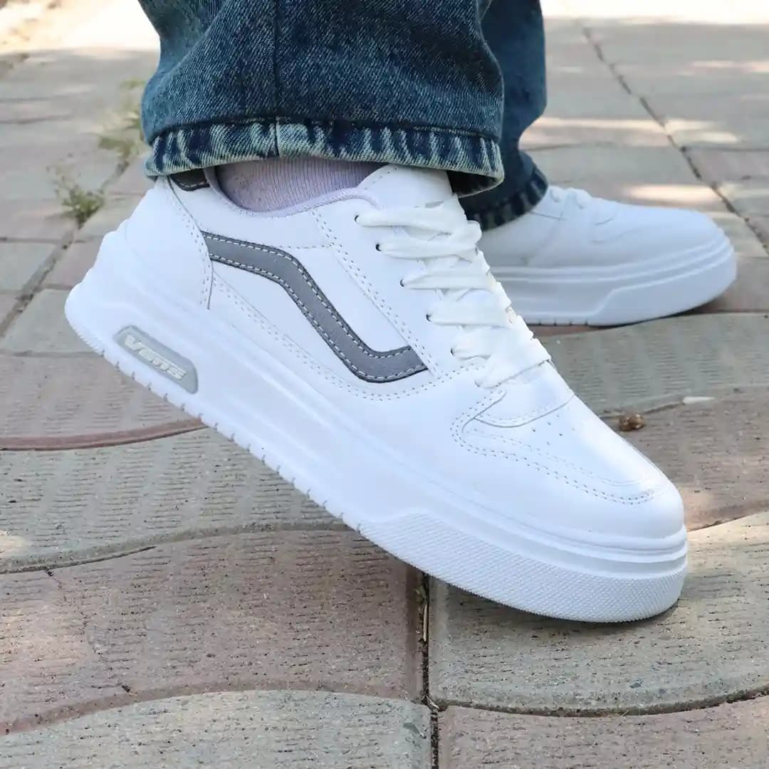 کفش اسپرت سفید مدل ونس Vans کد MO3 — تصویر ۴
