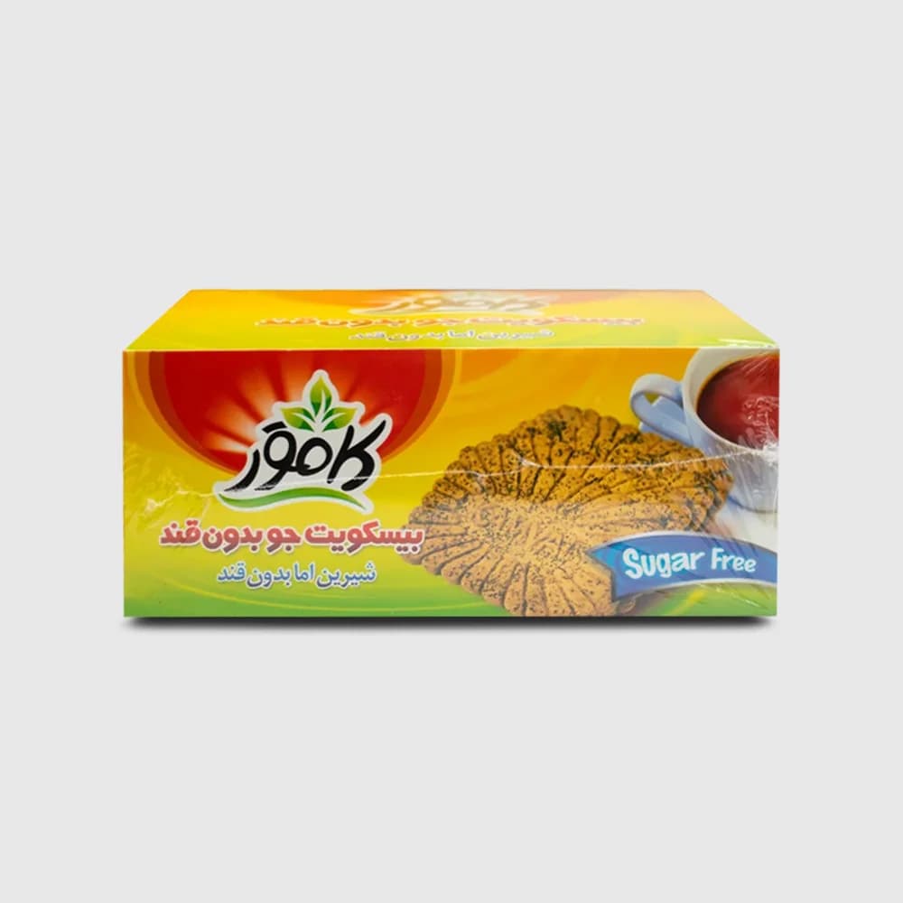 بیسکویت جو بدون قند و رژیمی کامور