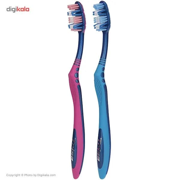 مسواک تریزا مدل Flexible Head با برس نرم بسته 2 عددی — تصویر ۹