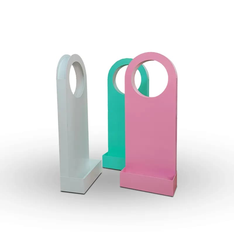 پایه گل PVC رنگی مدل ماه گل — تصویر ۶