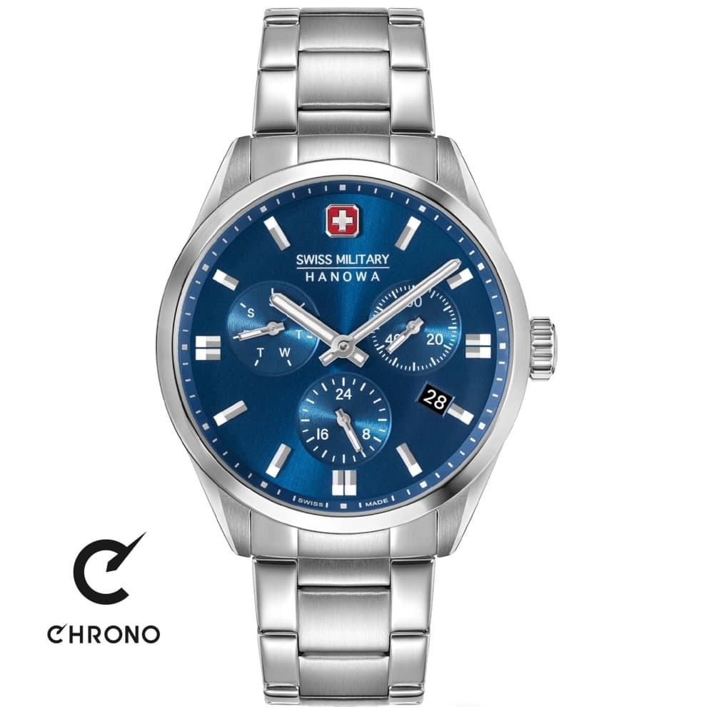 ساعت مچی عقربه ای مردانه سوئیس میلیتاری هانوا (Swiss Military Hanowa) مدل SMWGK0005602 — تصویر ۹