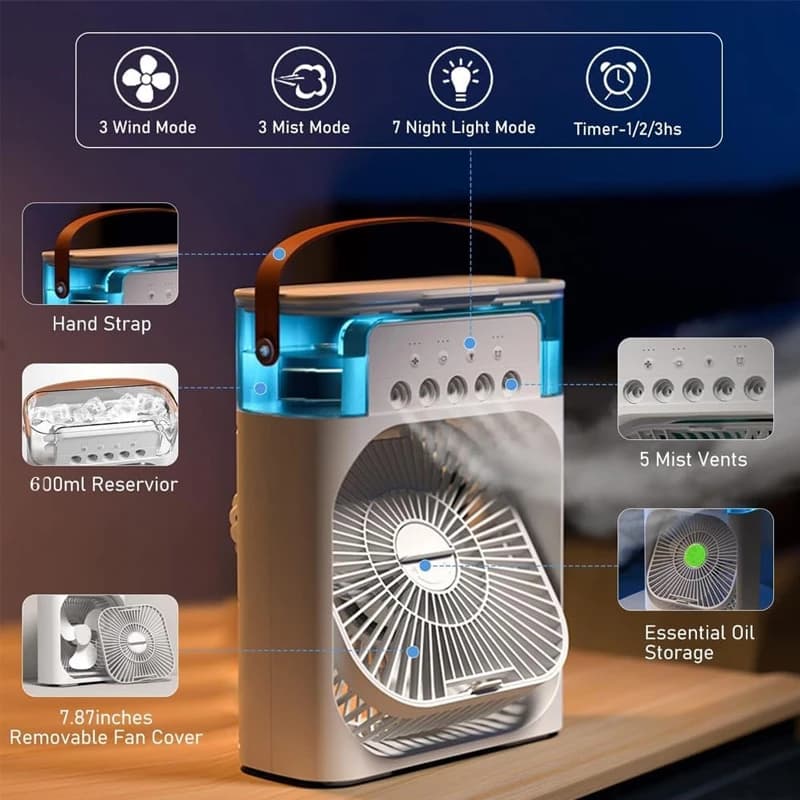 مه پاش رومیزی مدل AIR FAN — تصویر ۲