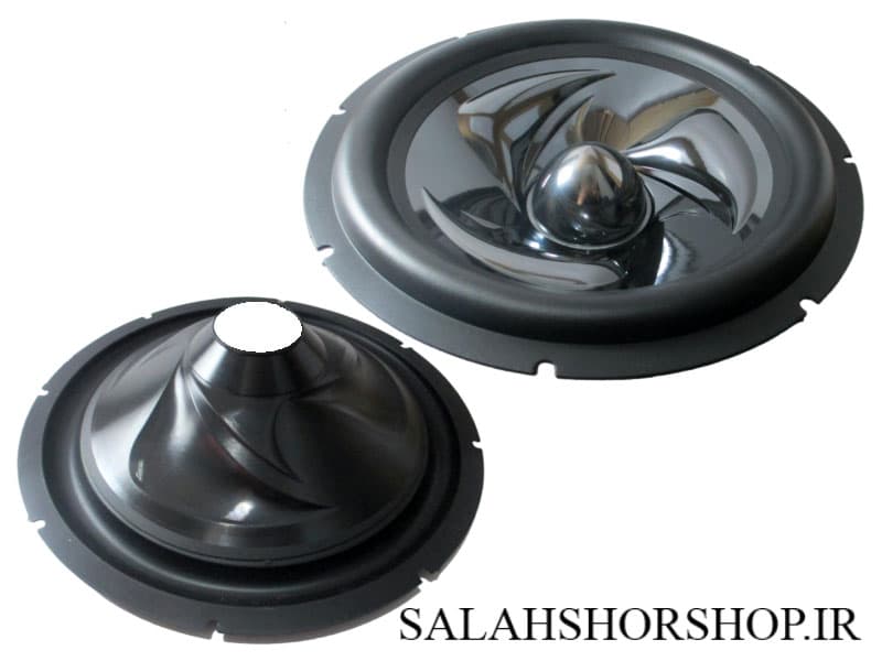 صفحه ساب ووفر 12 اینچ پلاستیکی مشکی فوم لاستیکی (به همراه بولت)