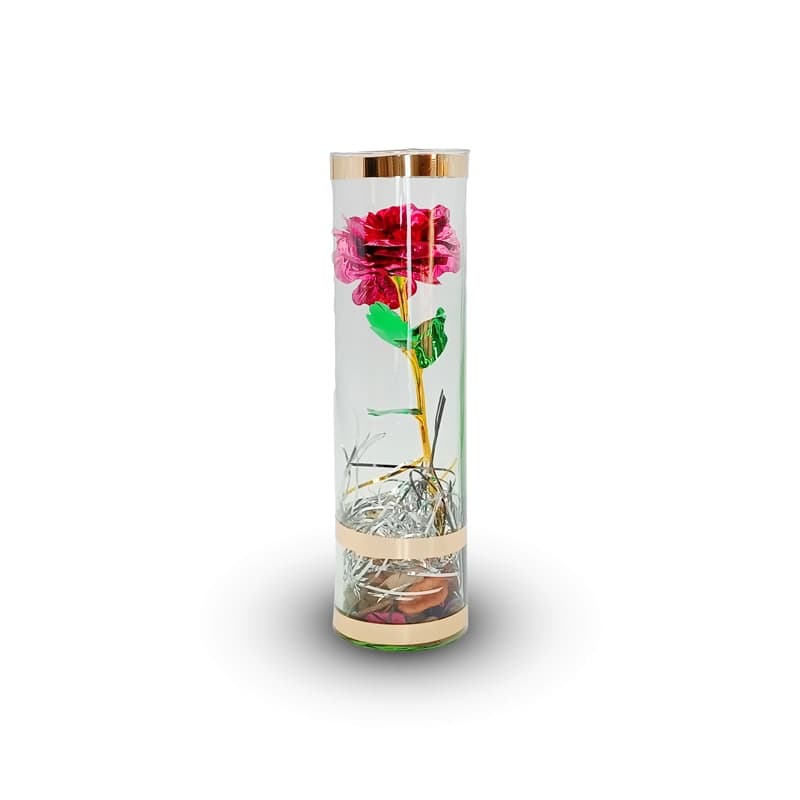 گل هفت رنگ شیشه ای