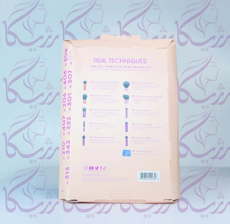 ست براش ۱۰ عددی مسافرتی ریل تکنیک مدل Fantasy Mini Brush — تصویر ۳