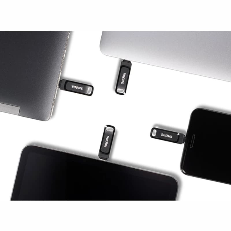 فلش مموری سن دیسک مدل Ultra Dual Drive GO USB Type-C ظرفیت 32 گیگابایت — تصویر ۳
