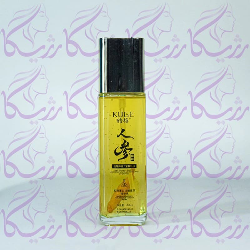 سرم آبرسان صورت ضد چروک و الاستیک کلاژن جینسینگ کاج 110 میلیلیتر-2450 — تصویر ۳