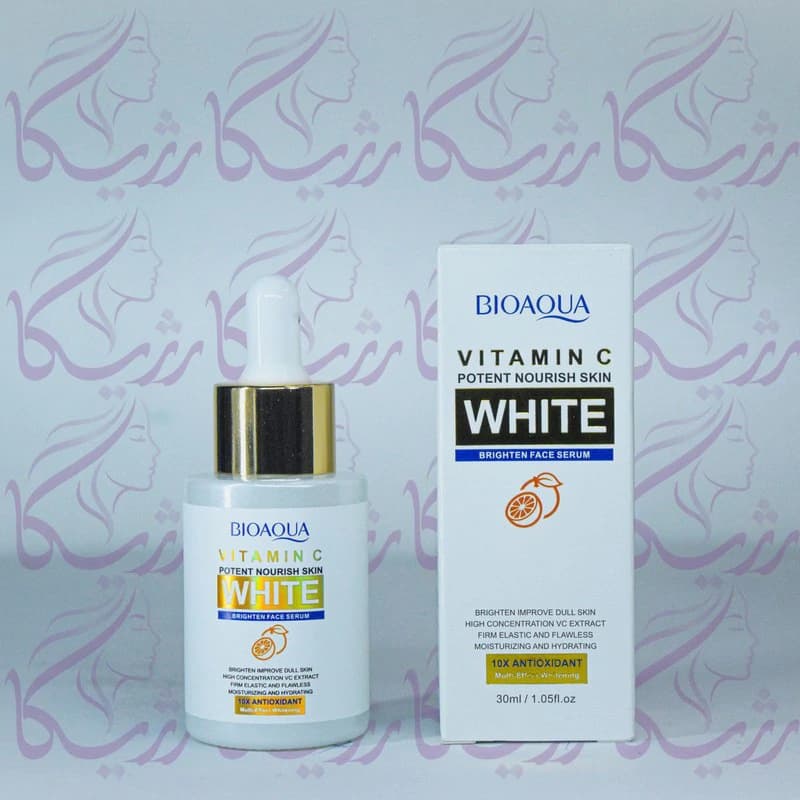 سرم روشن‌کننده و سفیدکننده صورت ویتامین سی بیوآکوا 30 میلی‌لیتر
