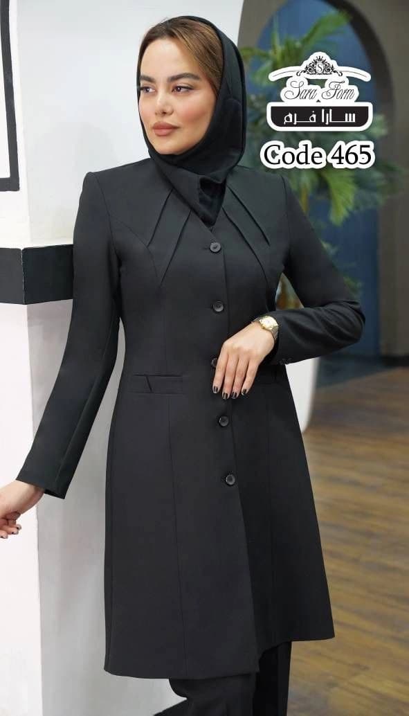 مانتو و شلوار فرم اداری بزایاق زنانه کد 465