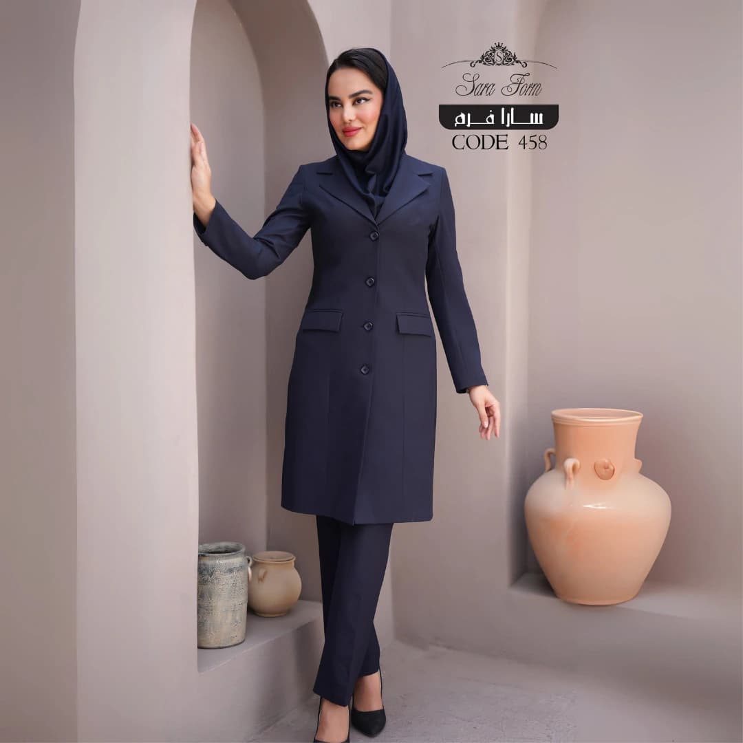 مانتو و شلوار اداری ترک کد 458 — تصویر ۵