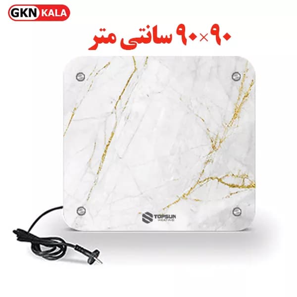 رادیاتور برقی دکوراتیو تاپسان 90×90 — تصویر ۲