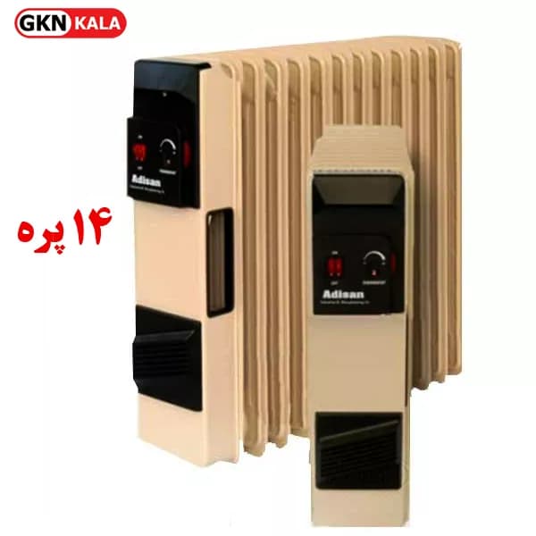 شوفاژ و رادیاتور برقی 14 پره آدیسان — تصویر ۴