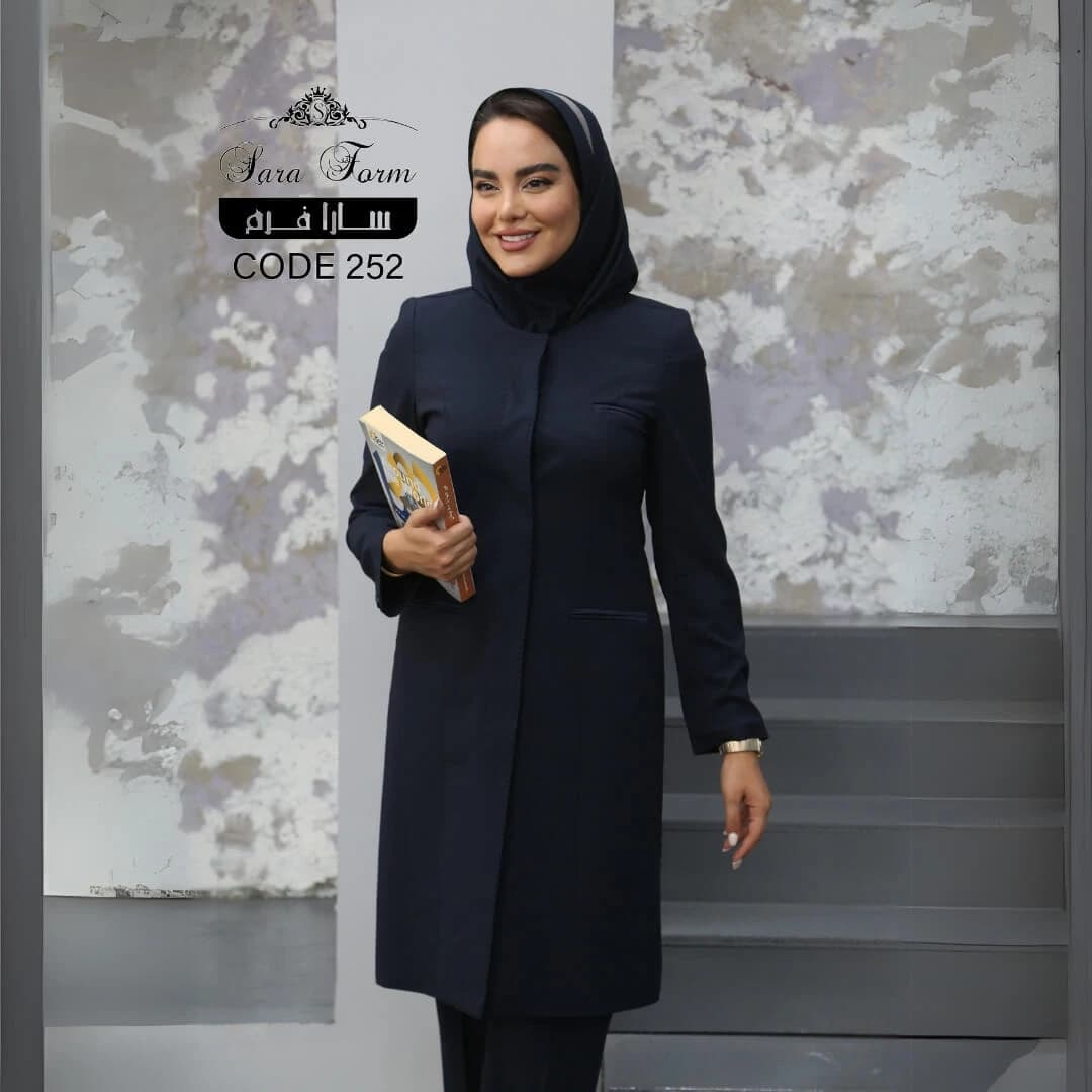 فرم اداری ساده مانتو شلوار کد 252 — تصویر ۱۲